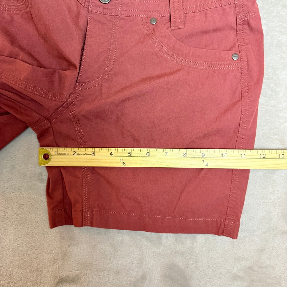 KUHL Splash Short Women 6 Red Clay Stretch Hiking Outdoors Gorpcore Casual EUC - Picture 13 of 15